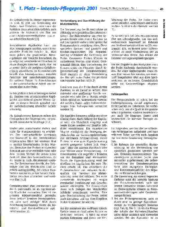 Vorschauseite 2: Blutgasanalyse - Teil 1 Einführung für pflegerische Mitarbeiter