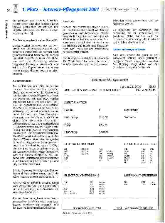 Vorschauseite 5: Blutgasanalyse - Teil 1 Einführung für pflegerische Mitarbeiter