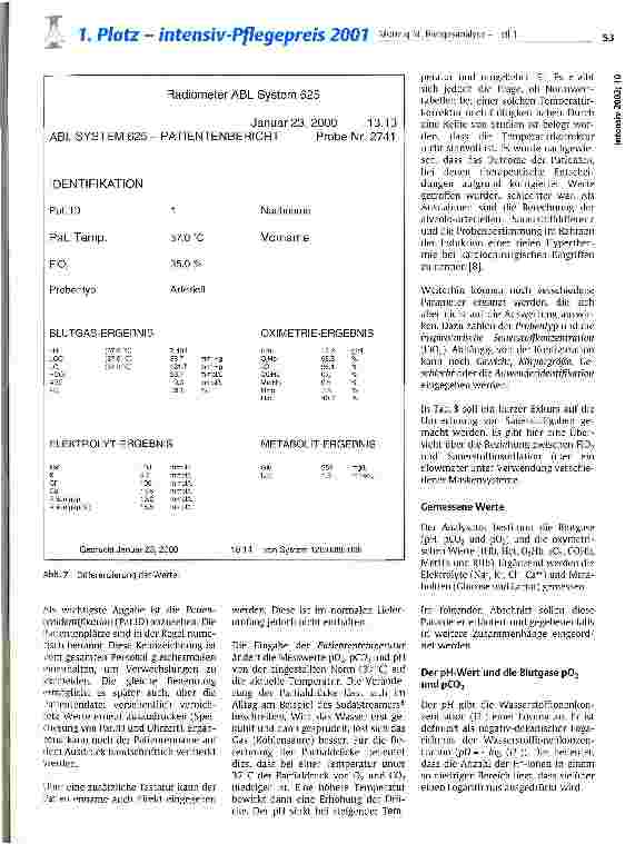 Vorschauseite 6: Blutgasanalyse - Teil 1 Einführung für pflegerische Mitarbeiter