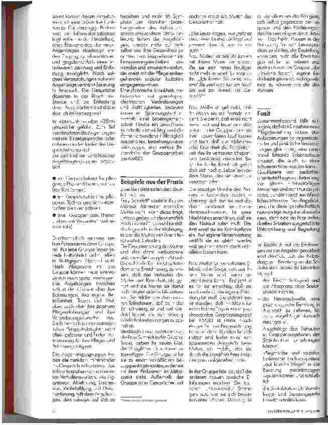 Vorschauseite 4: Angehörigenberatung in der Sozialstation
