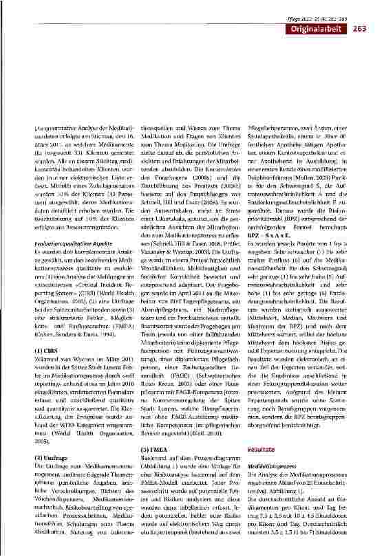 Vorschauseite 3: Medikationssicherheit im Home-Care-Bereich: Identifikation von kritischen Prozessschritten