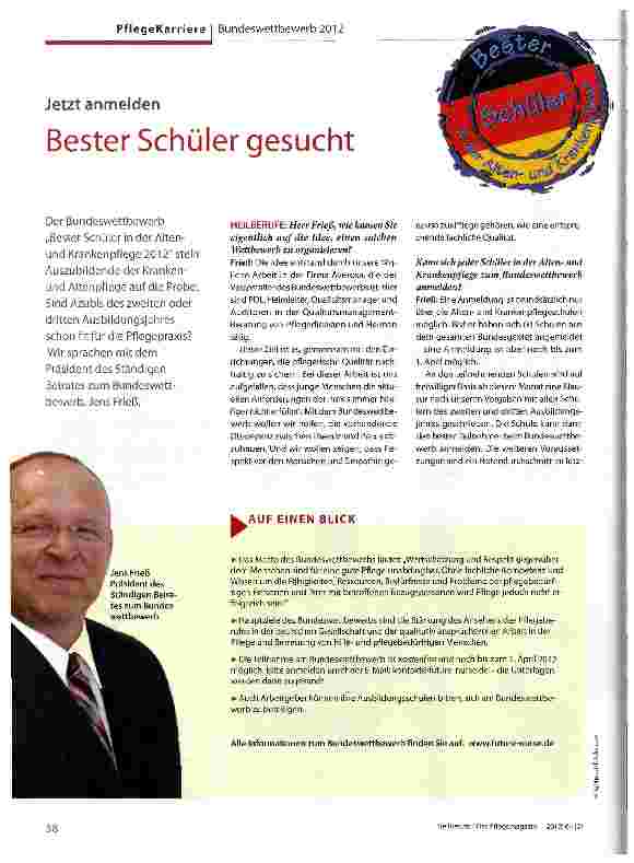 Vorschauseite 1: Bester Schüler gesucht