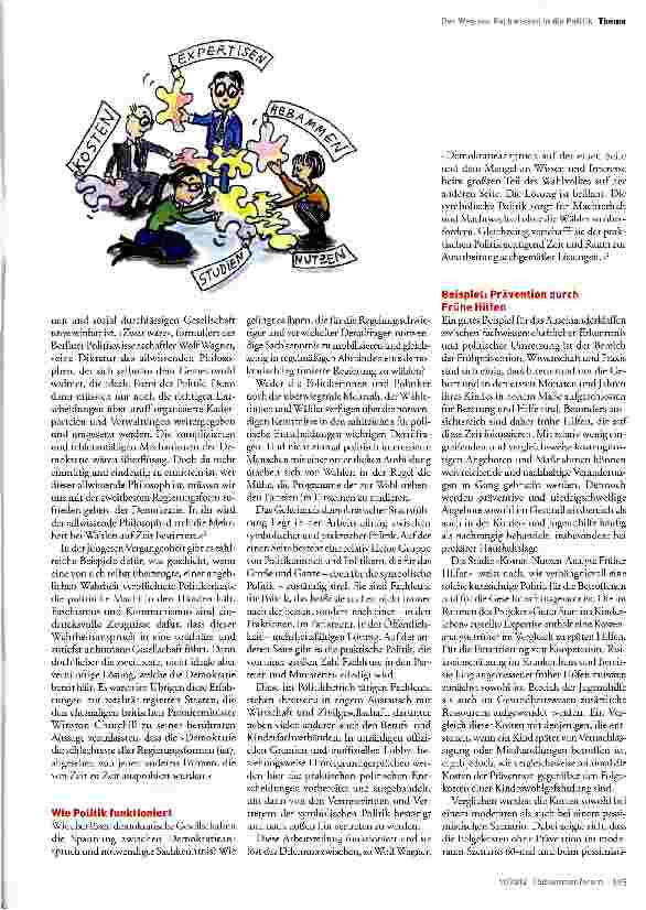 Vorschauseite 2: Politische Einflussnahme Wunsch und Wirklichkeit