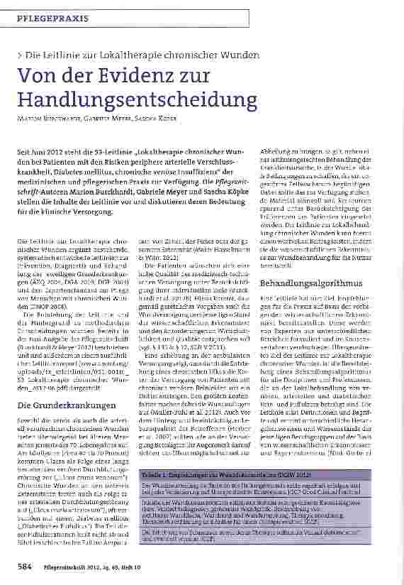 Vorschauseite 1: Von der Evidenz zur Handlungsentscheidung