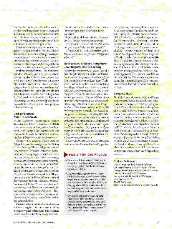 Vorschauseite 2: Dokumentation braucht Struktur
