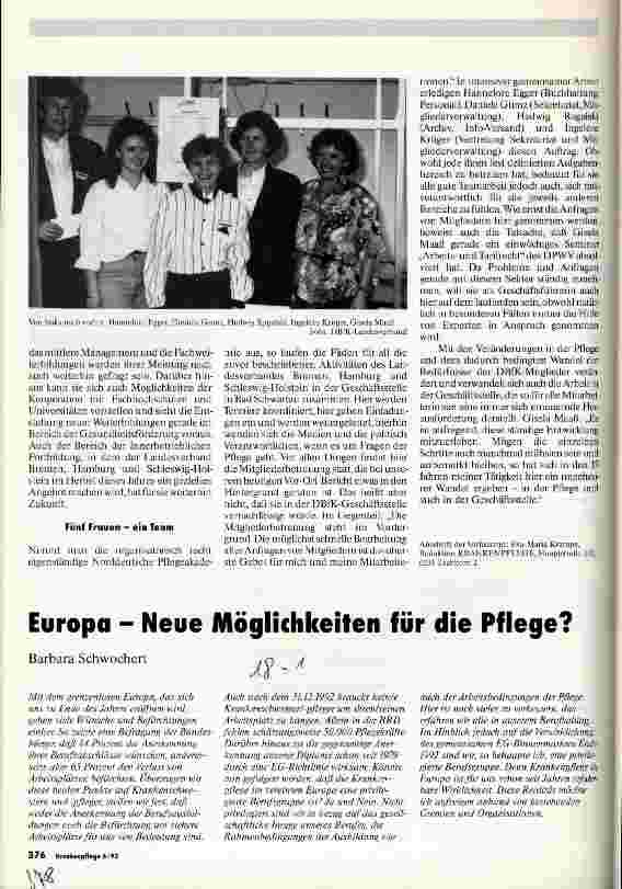 Vorschauseite 3: Die DBfK-Geschäftsstelle in Bad Schwartau