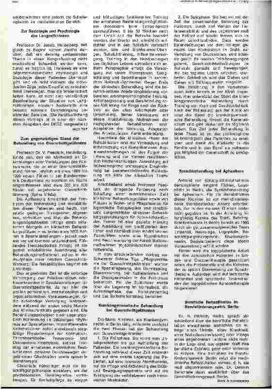 Vorschauseite 4: Bericht über den 3. Fortbildungskongreß für Krankenschwestern und Krankenpfleger (26.-28.Mai 72)