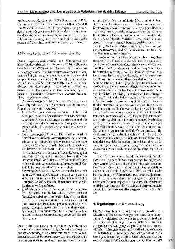 Vorschauseite 5: Leben mit einer chronisch progredienten Verlaufsform der Multiplen Sklerose - ein Balanceakt