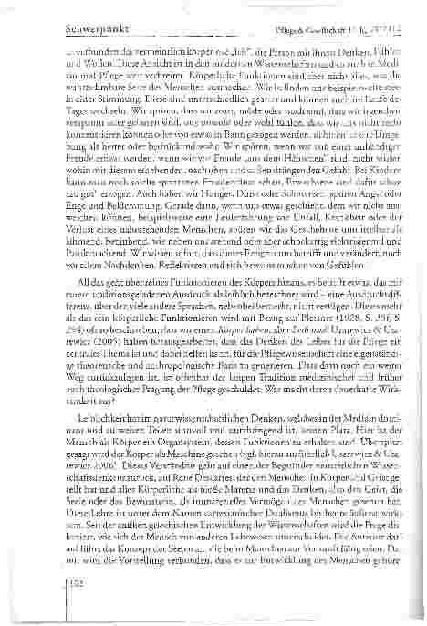 Vorschauseite 2: Leibphänomenologie fiir Pflegewissenschaft — eine Annäherung
