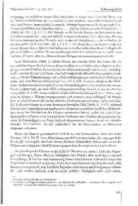 Vorschauseite 5: Leibphänomenologie fiir Pflegewissenschaft — eine Annäherung