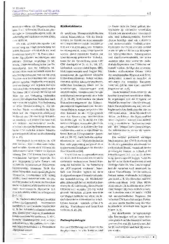 Vorschauseite 4: Critical Illness Neuropathie und Myopathie