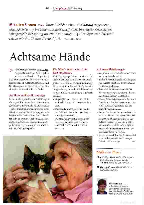 Vorschauseite 1: Achtsame Hände