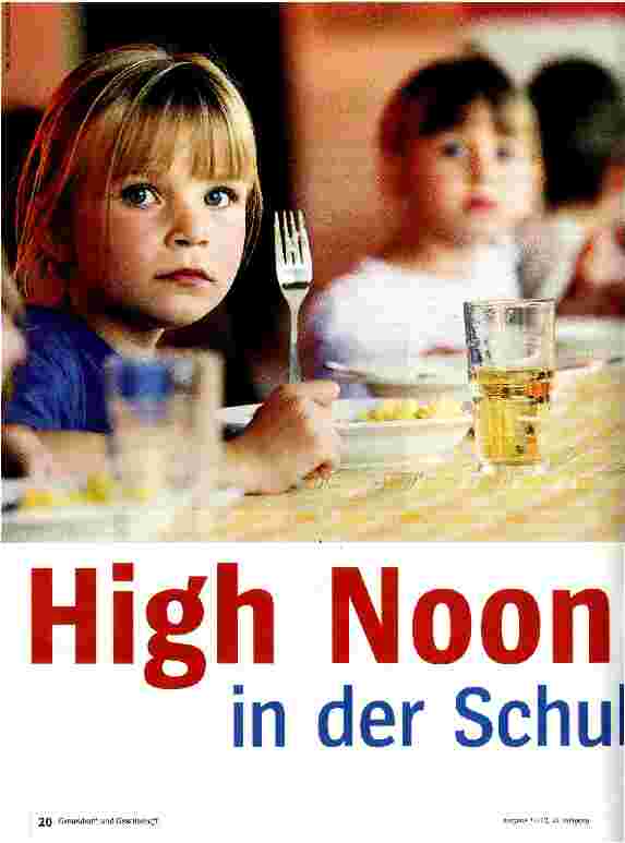 Vorschauseite 1: High Noon in der Schulkantine