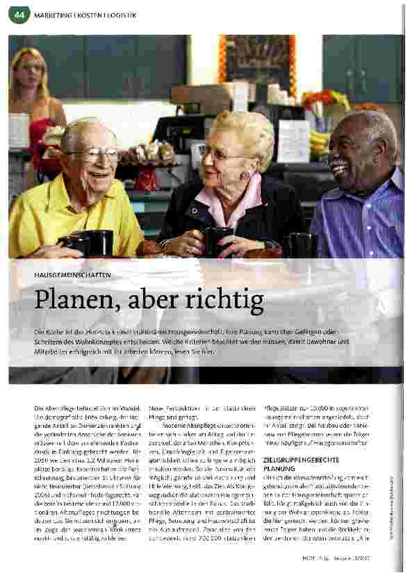 Vorschauseite 1: Planen, aber richtig