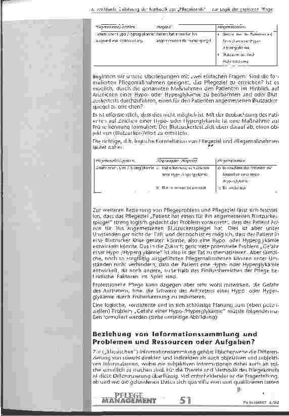 Vorschauseite 3: Einführung der Medthodik des Pflegekonsils - Zur Logik der geplanten Pflege