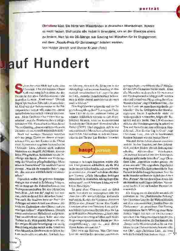 Vorschauseite 2: Von Null auf Hundert