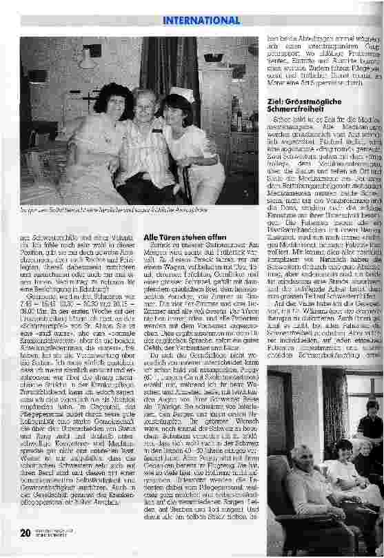 Vorschauseite 2: Ein lebensfrohes Sterbehospiz Erfahrungsbericht über ein schottisches Krebskrankenhaus
