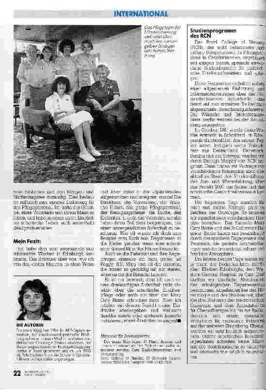 Vorschauseite 4: Ein lebensfrohes Sterbehospiz Erfahrungsbericht über ein schottisches Krebskrankenhaus