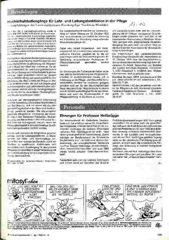 Vorschauseite 1: Hochschulstudienabgänge für Lehrerund Leitungsfunktion in der Pflege