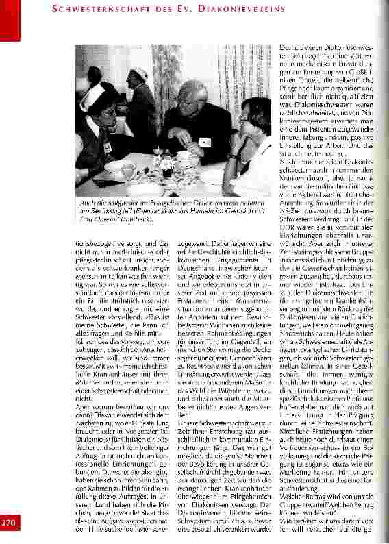 Vorschauseite 2: Die Rolle einer Schwesternschaft an einem Evangelischen Krankenhaus