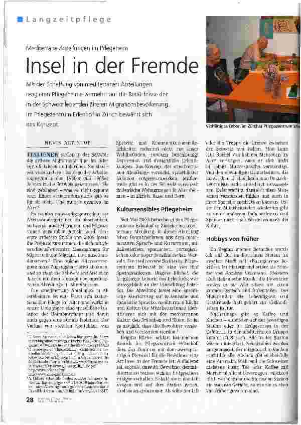 Vorschauseite 1: Insel in der Fremde