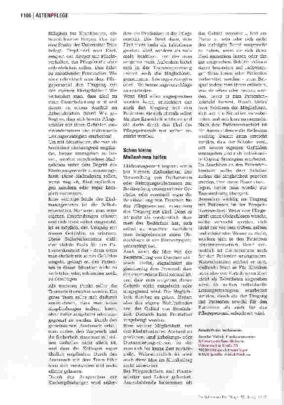 Vorschauseite 3: Mit Ekel professionell umgehen