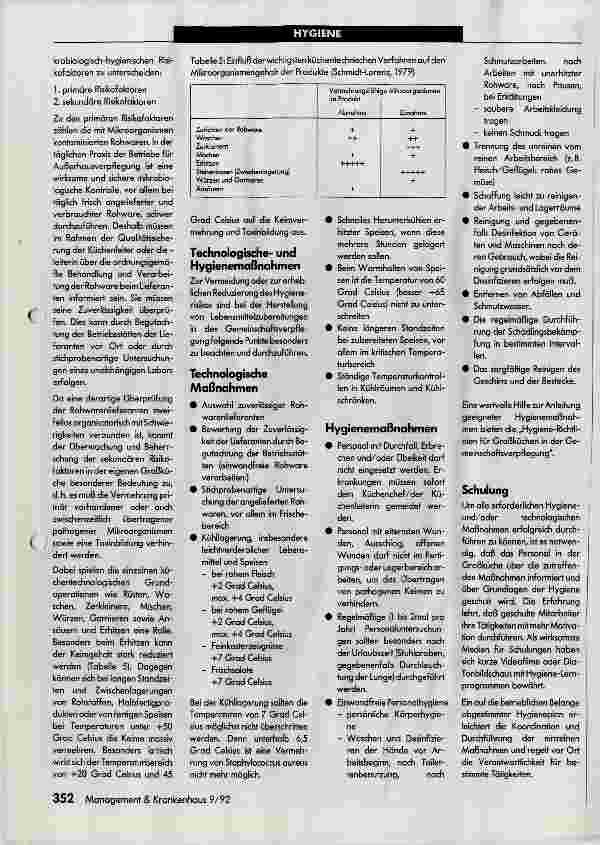 Vorschauseite 3: Hygienemaßnahmen zur Qualitätssicherung in der Großküche