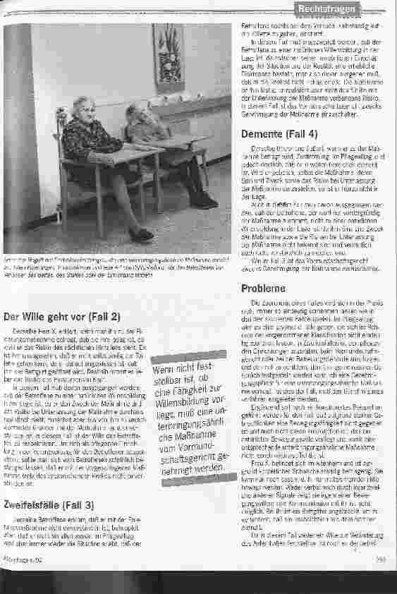Vorschauseite 3: Das Betreuungsgesetz als Chance Die aktuelle Rechtsprechung zur Genehmigungspflicht von. ..