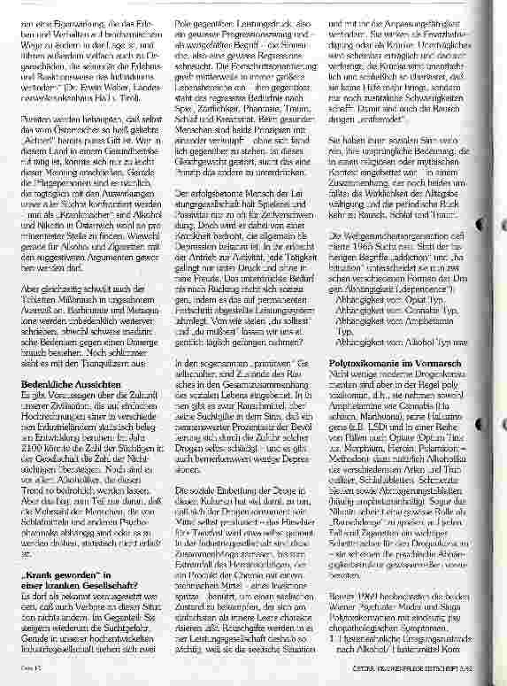 Vorschauseite 2: Süchtig - Ein Gesellschaftssymptom?