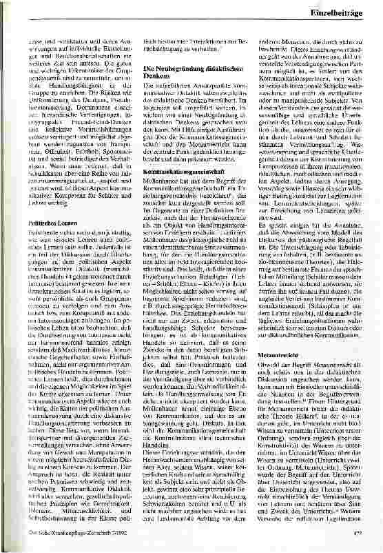 Vorschauseite 3: Kommunikative Didaktik