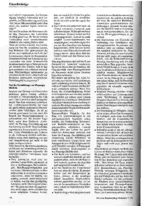 Vorschauseite 4: Kommunikative Didaktik