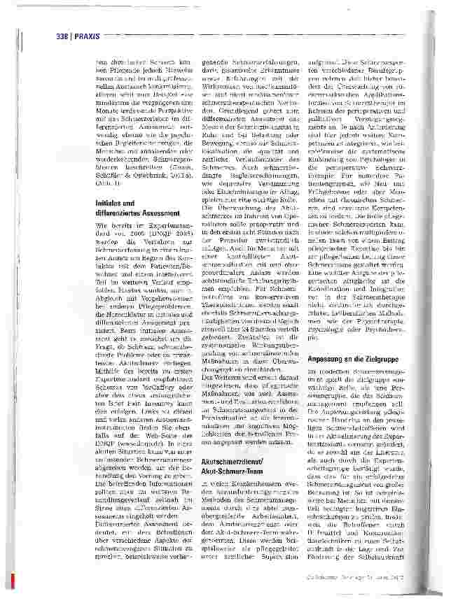 Vorschauseite 3: Schmerzmanagement in der Pflege bei akuten Schmerzen - Was ist neu?