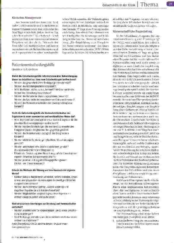 Vorschauseite 2: Entscheidungshilfe bei Terminüberschreitung