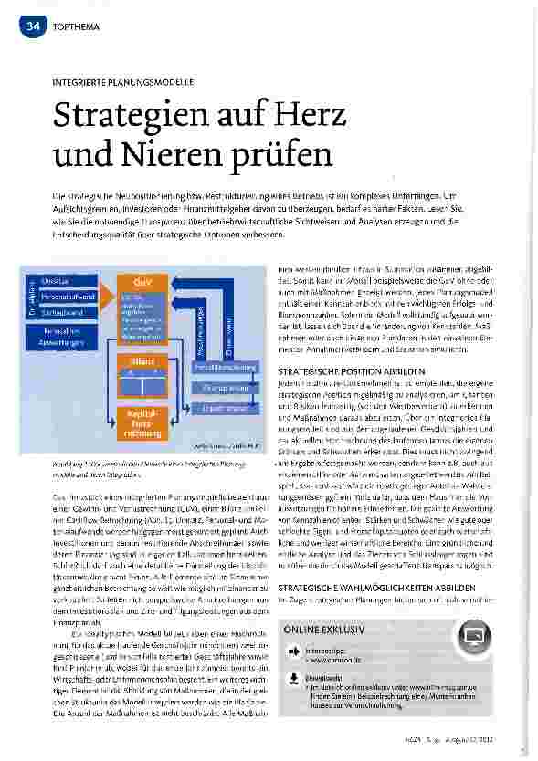 Vorschauseite 1: Strategien auf Herz und Nieren prüfen