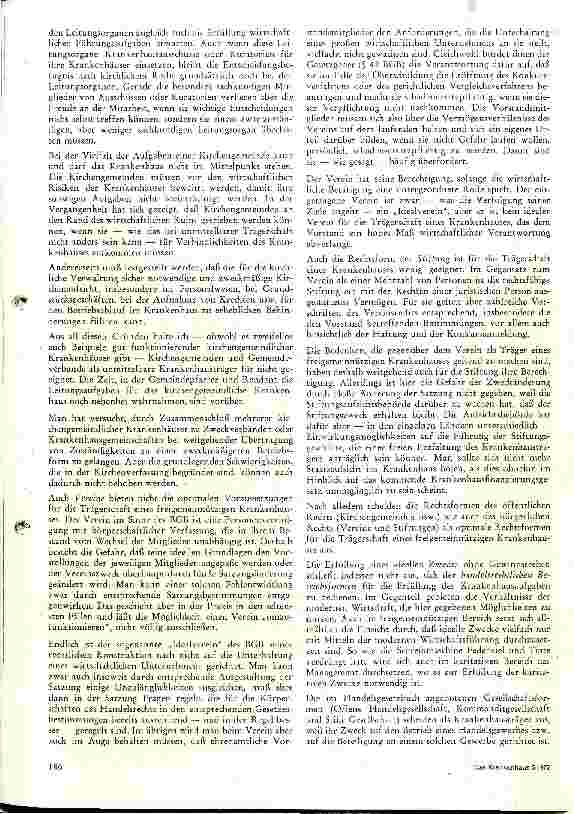Vorschauseite 2: Betriebsform des freigemeinnützigen Krankenhauses