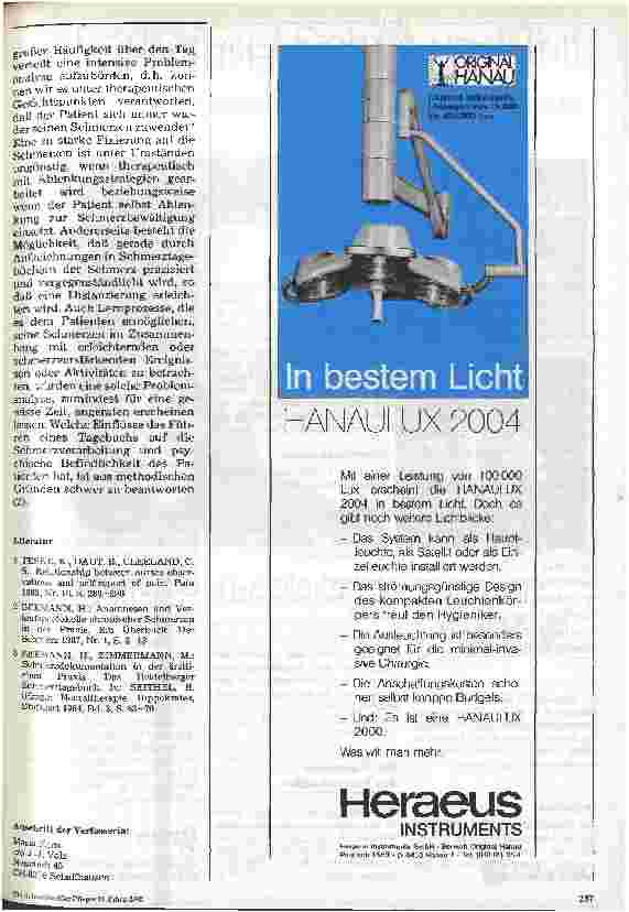Vorschauseite 4: Onkologischer Schmerz - Aus der Sicht der Pflege 4. Folge: Schmerzmessung