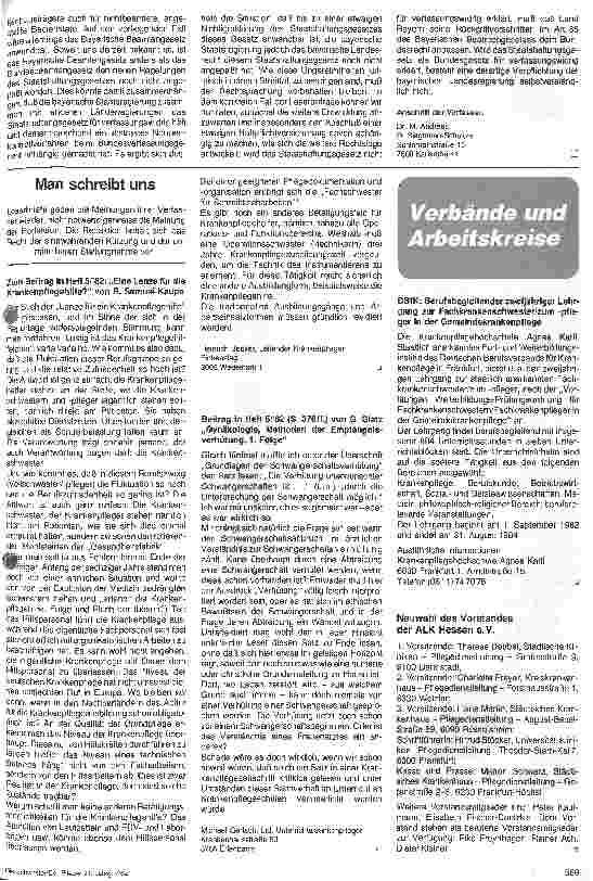 Vorschauseite 2: Leseranfrage zur Haftung des Krankenhauspersonals