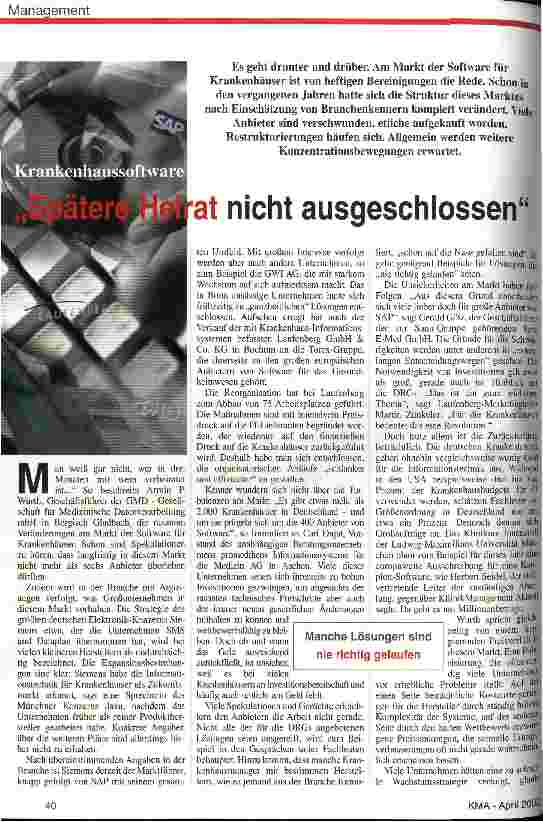 Vorschauseite 1: Spätere Heirat nicht ausgeschlossen