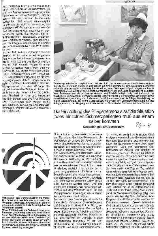 Vorschauseite 2: Der chronische Schmerz - seine Diagnose und Behandlung