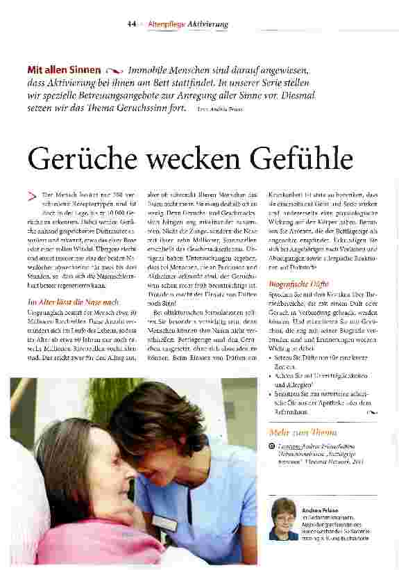 Vorschauseite 1: Gerüche wecken Gefühle