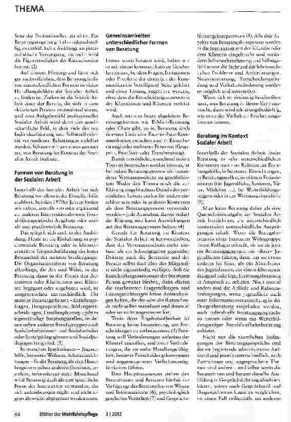 Vorschauseite 2: Querschnittsaufgabe und spezialisiertes Arbeitsfeld