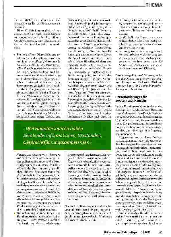Vorschauseite 3: Querschnittsaufgabe und spezialisiertes Arbeitsfeld