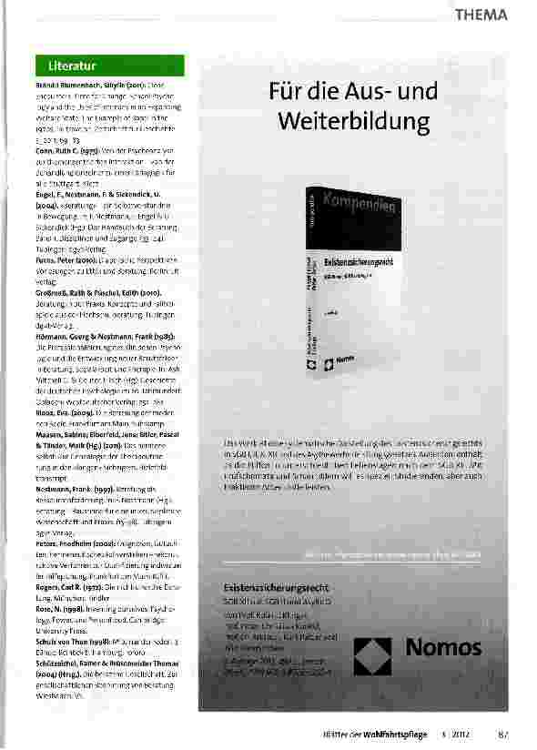 Vorschauseite 5: Querschnittsaufgabe und spezialisiertes Arbeitsfeld