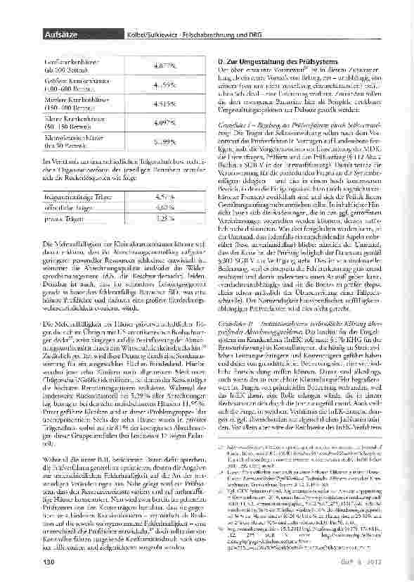 Vorschauseite 5: Zur Weiterentwicklung des Prüfungsverfahrens im DRG-System