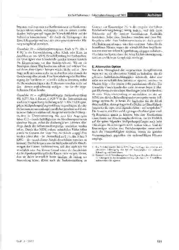 Vorschauseite 6: Zur Weiterentwicklung des Prüfungsverfahrens im DRG-System