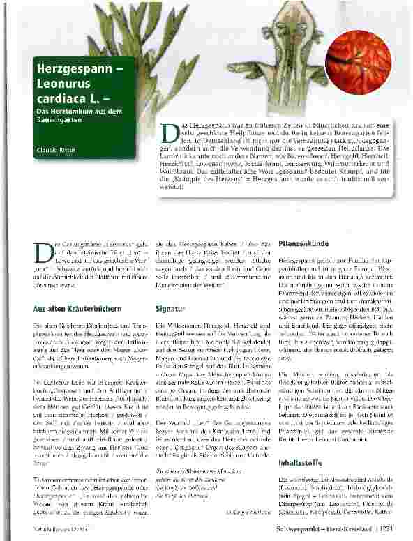Vorschauseite 1: Herzgespann