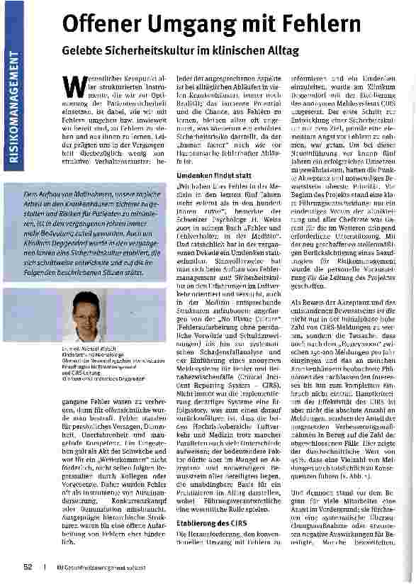 Vorschauseite 1: Offener Umgang mit Fehlern