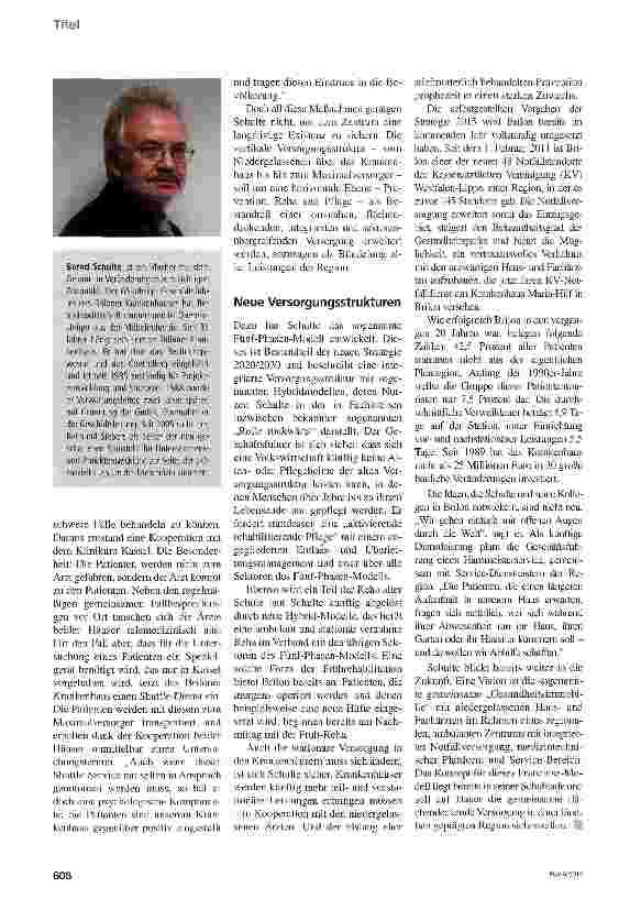 Vorschauseite 3: Bündnis für Gesundheit