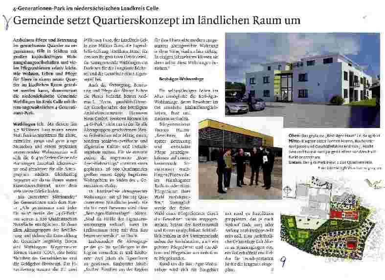 Vorschauseite 1: Gemeinde setzt Quartierskonzept im ländlichen Raum um