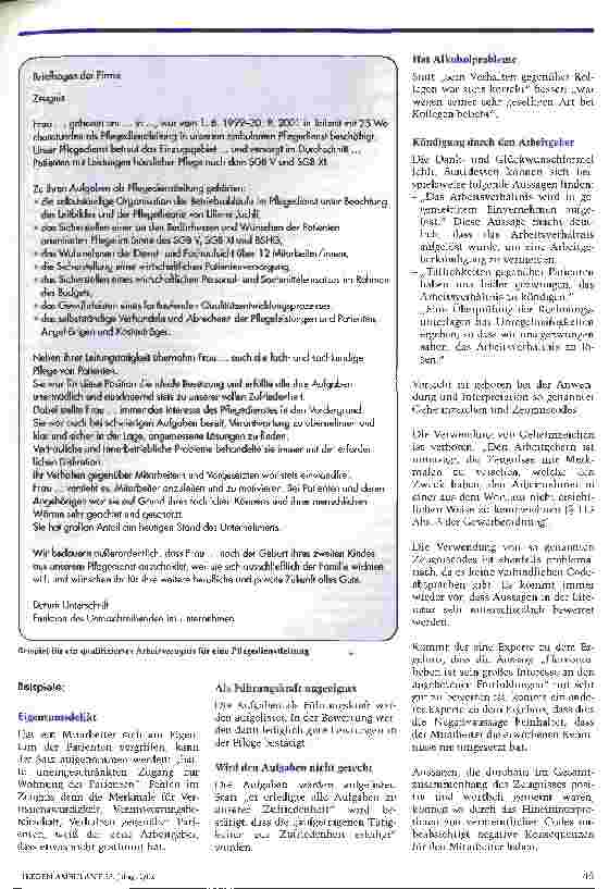 Vorschauseite 2: Arbeitszeugnisse schreiben und verstehen 2. Teil: Zeugnisse lesen und interpretieren